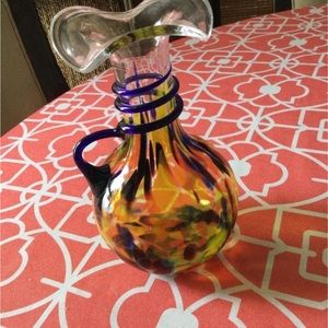 Blown Glass Pitcher